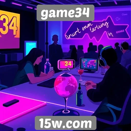 Como o game34 interage com sua comunidade de jogadores